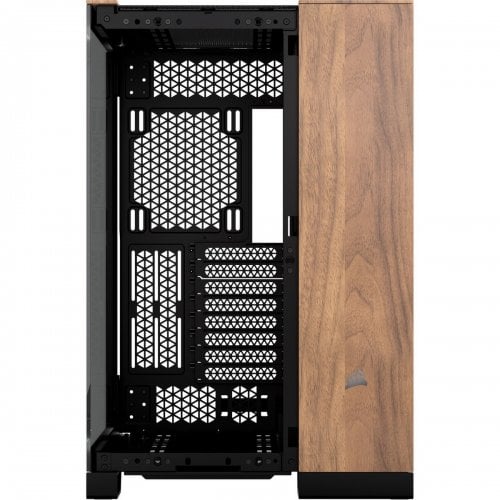 Корпус Corsair 6500X Tempered Glass без БЖ (CC-9011282-WW) Black/Walnut Wood купити з перевіркою сумісності: огляд, характеристики, ціна у Києві, Львові, Вінниці, Хмельницькому, Івано-Франківську, Україні | інтернет-магазин TELEMART.UA фото