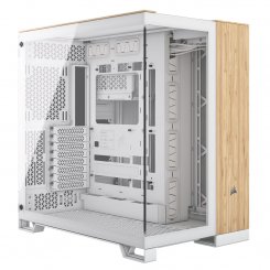 Корпус Corsair 6500X Tempered Glass без БЖ (CC-9011284-WW) White/Bamboo Wood