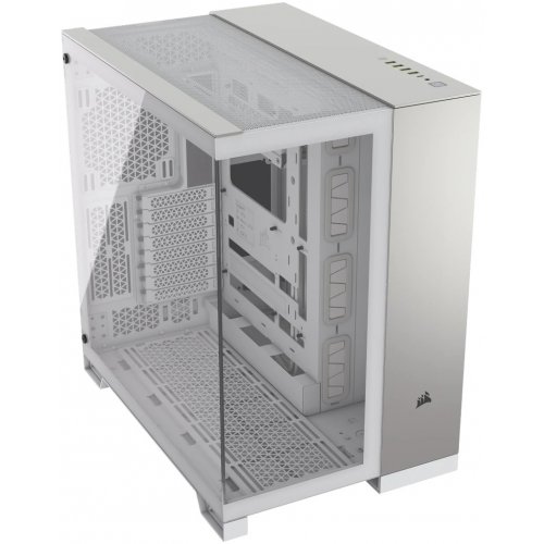 Корпус Corsair 6500X Tempered Glass без БЖ (CC-9011285-WW) White/Satin Gray Aluminum купити з перевіркою сумісності: огляд, характеристики, ціна у Києві, Львові, Вінниці, Хмельницькому, Івано-Франківську, Україні | інтернет-магазин TELEMART.UA фото