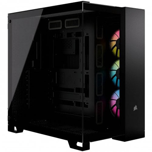 Корпус Corsair iCUE LINK 6500X RGB Tempered Glass без БЖ (CC-9011269-WW) Black купити з перевіркою сумісності: огляд, характеристики, ціна у Києві, Львові, Вінниці, Хмельницькому, Івано-Франківську, Україні | інтернет-магазин TELEMART.UA фото