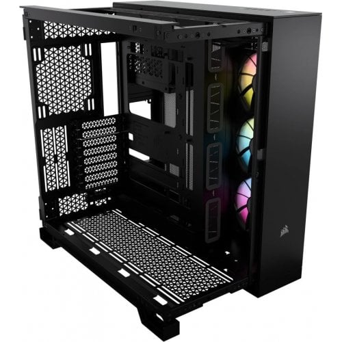 Корпус Corsair iCUE LINK 6500X RGB Tempered Glass без БЖ (CC-9011269-WW) Black купити з перевіркою сумісності: огляд, характеристики, ціна у Києві, Львові, Вінниці, Хмельницькому, Івано-Франківську, Україні | інтернет-магазин TELEMART.UA фото