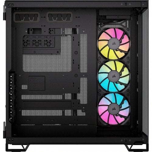 Корпус Corsair iCUE LINK 6500X RGB Tempered Glass без БЖ (CC-9011269-WW) Black купити з перевіркою сумісності: огляд, характеристики, ціна у Києві, Львові, Вінниці, Хмельницькому, Івано-Франківську, Україні | інтернет-магазин TELEMART.UA фото