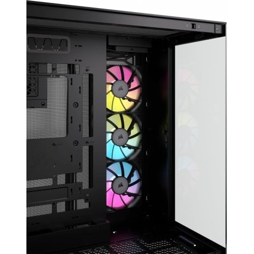 Корпус Corsair iCUE LINK 6500X RGB Tempered Glass без БЖ (CC-9011269-WW) Black купити з перевіркою сумісності: огляд, характеристики, ціна у Києві, Львові, Вінниці, Хмельницькому, Івано-Франківську, Україні | інтернет-магазин TELEMART.UA фото