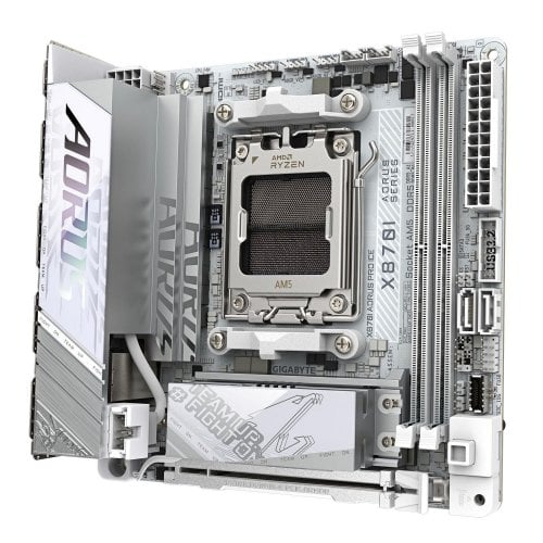 Материнська плата Gigabyte X870I AORUS PRO ICE (sAM5, AMD X870) купити з перевіркою сумісності: огляд, характеристики, ціна у Києві, Львові, Вінниці, Хмельницькому, Івано-Франківську, Україні | інтернет-магазин TELEMART.UA фото