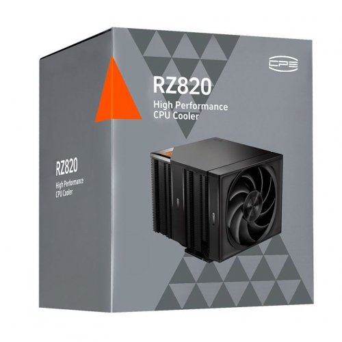 Кулер PCCooler RZ820 Black купити з перевіркою сумісності: огляд, характеристики, ціна у Києві, Львові, Вінниці, Хмельницькому, Івано-Франківську, Україні | інтернет-магазин TELEMART.UA фото