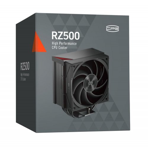 Кулер PCCooler RZ500 Black купити з перевіркою сумісності: огляд, характеристики, ціна у Києві, Львові, Вінниці, Хмельницькому, Івано-Франківську, Україні | інтернет-магазин TELEMART.UA фото