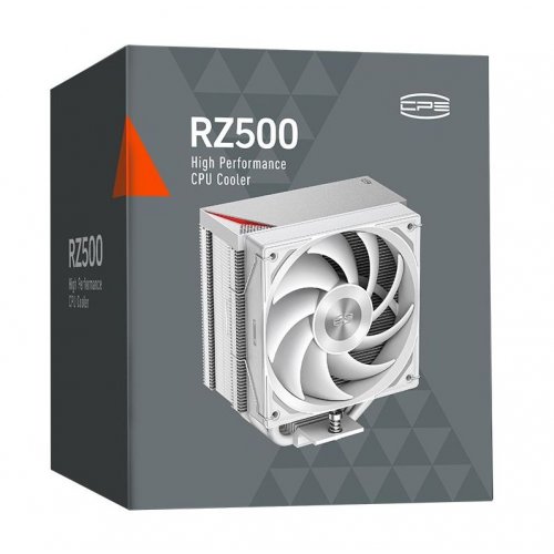 Кулер PCCooler RZ500 White купити з перевіркою сумісності: огляд, характеристики, ціна у Києві, Львові, Вінниці, Хмельницькому, Івано-Франківську, Україні | інтернет-магазин TELEMART.UA фото