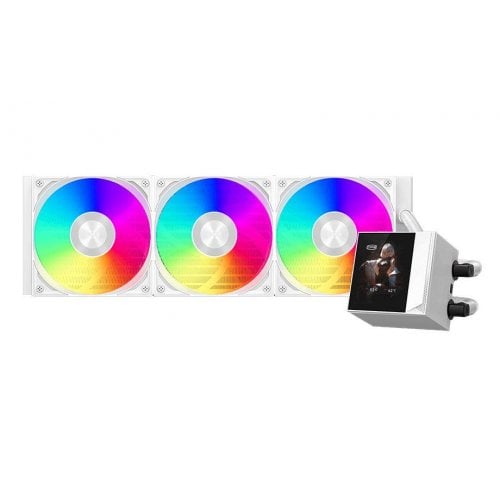 Купить Готовая СВО PCCooler DC360 Pro ARGB Display White с проверкой совместимости: обзор, характеристики, цена в Киеве, Днепре, Одессе, Харькове, Украине | интернет-магазин TELEMART.UA фото