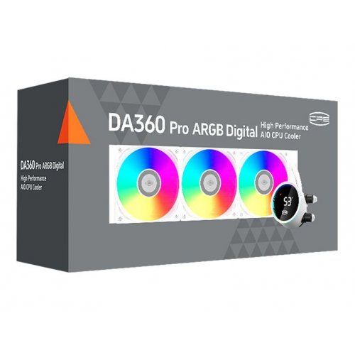 Купить Готовая СВО PCCooler DA360 Pro ARGB Digital White с проверкой совместимости: обзор, характеристики, цена в Киеве, Днепре, Одессе, Харькове, Украине | интернет-магазин TELEMART.UA фото