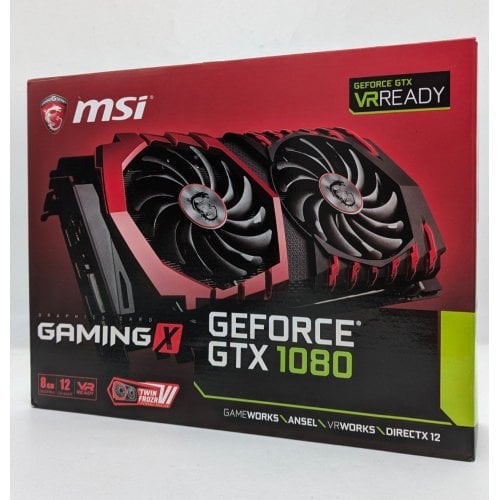 Купить Видеокарта MSI GeForce GTX 1080 Gaming 8192MB (GTX 1080 GAMING 8G) (Восстановлено продавцом, 698124) с проверкой совместимости: обзор, характеристики, цена в Киеве, Днепре, Одессе, Харькове, Украине | интернет-магазин TELEMART.UA фото