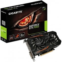 Видеокарта Gigabyte GeForce GTX 1050 OC 2048MB (GV-N1050OC-2GD) (Восстановлено продавцом, 698141)