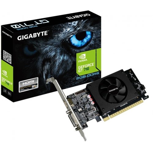 Photo Video Graphic Card Gigabyte Geforce GT 710 2048MB (GV-N710D5-2GL)