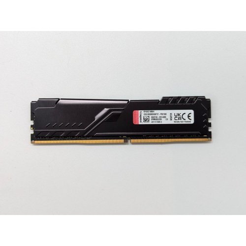 Купить Озу Kingston DDR4 4GB 2666Mhz FURY Beast Black (KF426C16BB/4) (Восстановлено продавцом, 698173) с проверкой совместимости: обзор, характеристики, цена в Киеве, Днепре, Одессе, Харькове, Украине | интернет-магазин TELEMART.UA фото