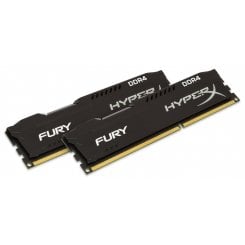 Озу Kingston DDR4 16Gb (2x8GB) 2666Mhz HyperX FURY Black (HX426C15FBK2/16) (Восстановлено продавцом, 698224)