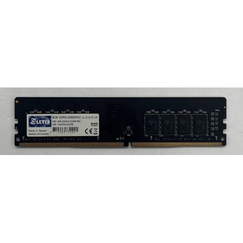 Купить Озу LEVEN (JRam) DDR4 8GB 2666Mhz (PC2666 DDR4 8G) (Восстановлено продавцом, 698226) с проверкой совместимости: обзор, характеристики, цена в Киеве, Днепре, Одессе, Харькове, Украине | интернет-магазин TELEMART.UA фото