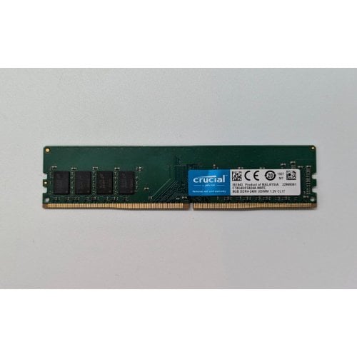 Купить Озу Crucial DDR4 8GB 2400Mhz (CT8G4DFS824A) (Восстановлено продавцом, 698257) с проверкой совместимости: обзор, характеристики, цена в Киеве, Днепре, Одессе, Харькове, Украине | интернет-магазин TELEMART.UA фото