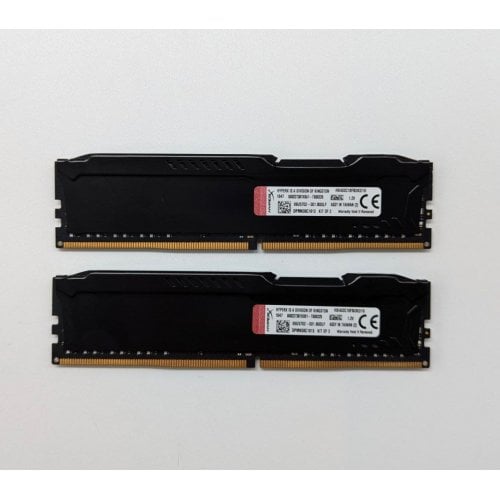 Купить Озу Kingston DDR4 16GB (2x8GB) 3200Mhz HyperX Fury Black (HX432C18FB2K2/16) (Восстановлено продавцом, 698259) с проверкой совместимости: обзор, характеристики, цена в Киеве, Днепре, Одессе, Харькове, Украине | интернет-магазин TELEMART.UA фото