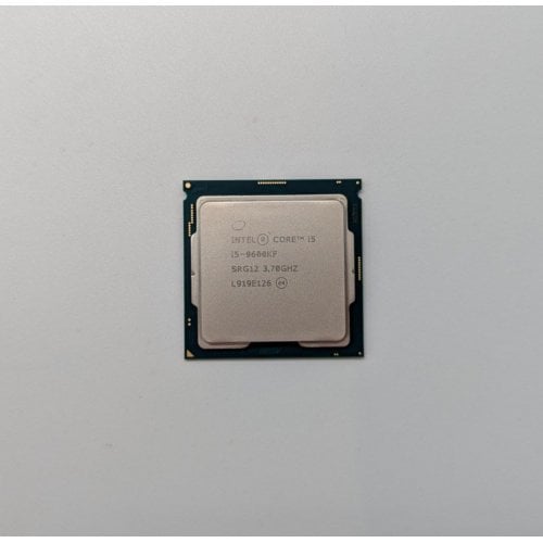 Процесор Intel Core i5-9600KF 3.7(4.6)GHz 9MB s1151 Tray (CM8068403874409) (Відновлено продавцем, 698276) купити з перевіркою сумісності: огляд, характеристики, ціна у Києві, Львові, Вінниці, Хмельницькому, Івано-Франківську, Україні | інтернет-магазин TELEMART.UA фото