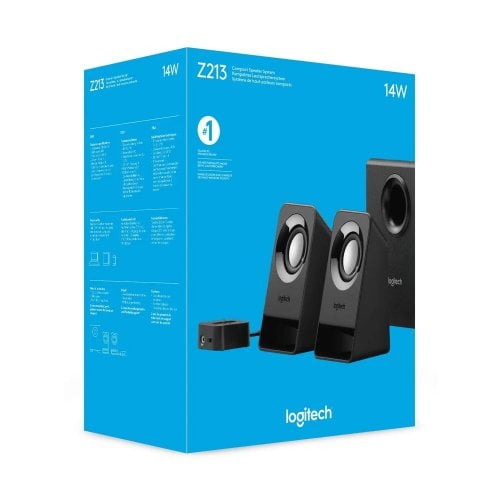 Купить Уценка акустическая система Logitech Z313 Black (Вітринний зразок, 698293) - цена в Харькове, Киеве, Днепре, Одессе
в интернет-магазине Telemart фото