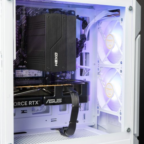 Купити Комп'ютер HEXO Gaming RTX4060 Pro (HGP-5600N4060-16S1TWHSH) White/Shadow - ціна в Києві, Львові, Вінниці, Хмельницькому, Франківську, Україні | інтернет-магазин TELEMART.UA фото