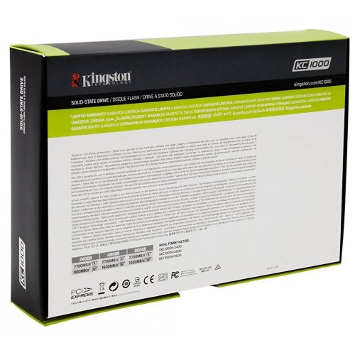 Продати SSD-диск Kingston KC1000 MLC 960GB M.2 (2280 PCI-E) NVMe x4 + HHHL Adapter (SKC1000H/960G) за Trade-In у інтернет-магазині Телемарт - Київ, Дніпро, Україна фото