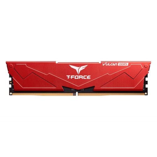 ОЗП Team DDR5 32GB (2x16GB) 6000MHz T-Force Vulcan Red (FLRD532G6000HC38GDC01) купити з перевіркою сумісності: огляд, характеристики, ціна у Києві, Львові, Вінниці, Хмельницькому, Івано-Франківську, Україні | інтернет-магазин TELEMART.UA фото