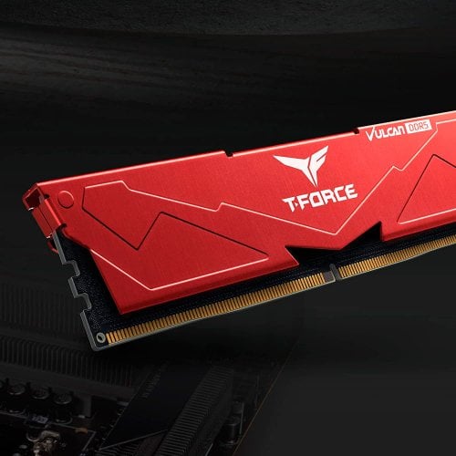 ОЗП Team DDR5 32GB (2x16GB) 6000MHz T-Force Vulcan Red (FLRD532G6000HC38GDC01) купити з перевіркою сумісності: огляд, характеристики, ціна у Києві, Львові, Вінниці, Хмельницькому, Івано-Франківську, Україні | інтернет-магазин TELEMART.UA фото