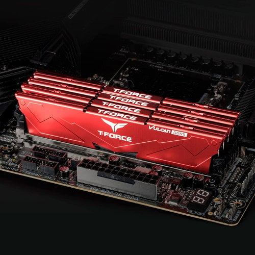 ОЗП Team DDR5 32GB (2x16GB) 6000MHz T-Force Vulcan Red (FLRD532G6000HC38GDC01) купити з перевіркою сумісності: огляд, характеристики, ціна у Києві, Львові, Вінниці, Хмельницькому, Івано-Франківську, Україні | інтернет-магазин TELEMART.UA фото