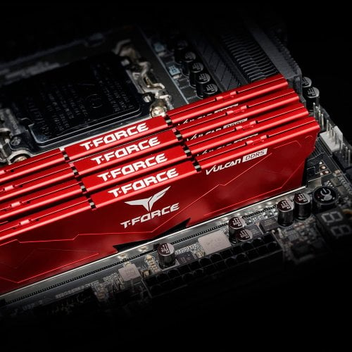 ОЗП Team DDR5 32GB (2x16GB) 6000MHz T-Force Vulcan Red (FLRD532G6000HC38GDC01) купити з перевіркою сумісності: огляд, характеристики, ціна у Києві, Львові, Вінниці, Хмельницькому, Івано-Франківську, Україні | інтернет-магазин TELEMART.UA фото