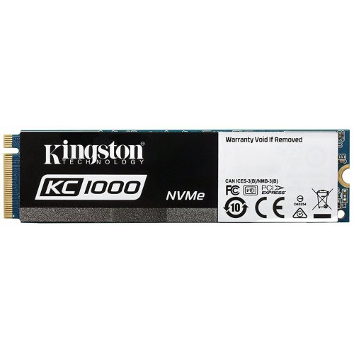 Продати SSD-диск Kingston KC1000 MLC 960GB M.2 (2280 PCI-E) NVMe x4 (SKC1000/960G) за Trade-In у інтернет-магазині Телемарт - Київ, Дніпро, Україна фото