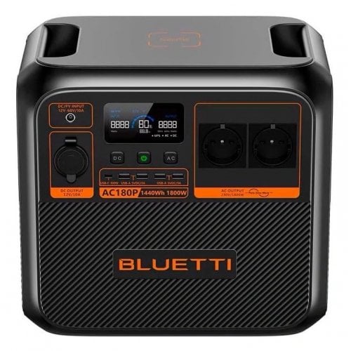 Купити Уцінка зарядна станція BLUETTI AC180P Portable Power Station 1800W 1440Wh (Пошкоджено пакування, 698609) - ціна в Києві, Львові, Вінниці, Хмельницькому, Франківську, Україні | інтернет-магазин TELEMART.UA фото