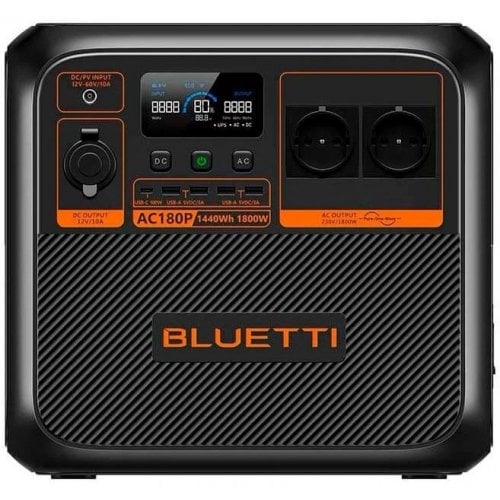 Купити Уцінка зарядна станція BLUETTI AC180P Portable Power Station 1800W 1440Wh (Пошкоджено пакування, 698609) - ціна в Києві, Львові, Вінниці, Хмельницькому, Франківську, Україні | інтернет-магазин TELEMART.UA фото