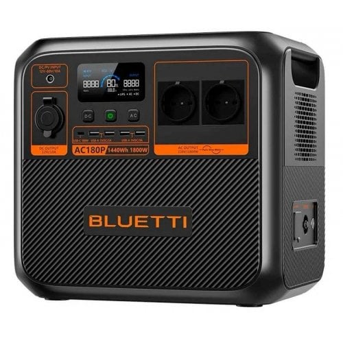 Купити Уцінка зарядна станція BLUETTI AC180P Portable Power Station 1800W 1440Wh (Пошкоджено пакування, 698609) - ціна в Києві, Львові, Вінниці, Хмельницькому, Франківську, Україні | інтернет-магазин TELEMART.UA фото