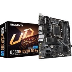 Материнская плата Gigabyte B660M DS3H DDR4 (s1700, Intel B660) (Восстановлено продавцом, 698672)