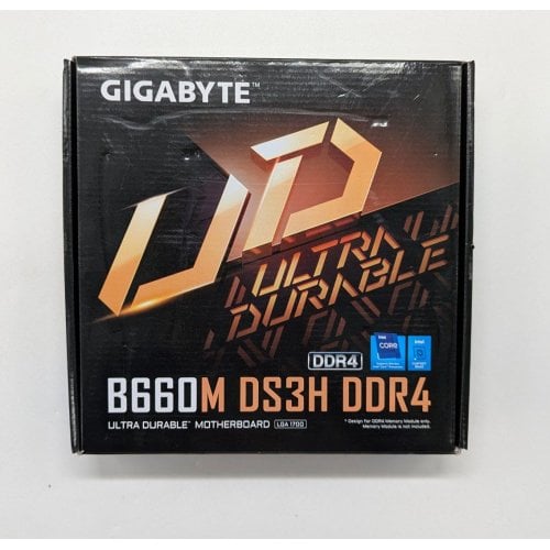 Купить Материнская плата Gigabyte B660M DS3H DDR4 (s1700, Intel B660) (Восстановлено продавцом, 698672) с проверкой совместимости: обзор, характеристики, цена в Киеве, Днепре, Одессе, Харькове, Украине | интернет-магазин TELEMART.UA фото