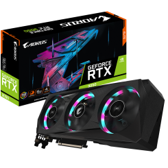 Відеокарта Gigabyte AORUS GeForce RTX 3050 ELITE (GV-N3050AORUS E-8GD) (Відновлено продавцем, 698719)