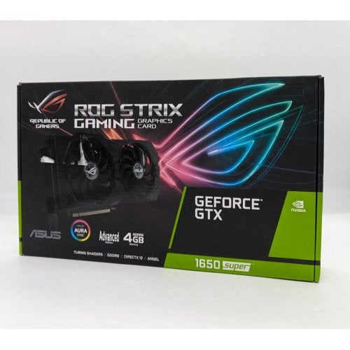 Купить Видеокарта Asus ROG GeForce GTX 1650 SUPER STRIX OC 4096MB (ROG-STRIX-GTX1650S-O4G-GAMING) (Восстановлено продавцом, 698739) с проверкой совместимости: обзор, характеристики, цена в Киеве, Днепре, Одессе, Харькове, Украине | интернет-магазин TELEMART.UA фото