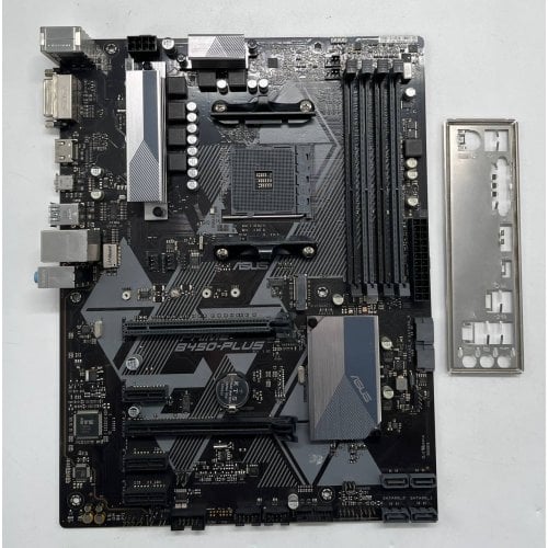 Купить Материнская плата Asus PRIME B450-PLUS (sAM4, AMD B450) (Восстановлено продавцом, 698747) с проверкой совместимости: обзор, характеристики, цена в Киеве, Днепре, Одессе, Харькове, Украине | интернет-магазин TELEMART.UA фото