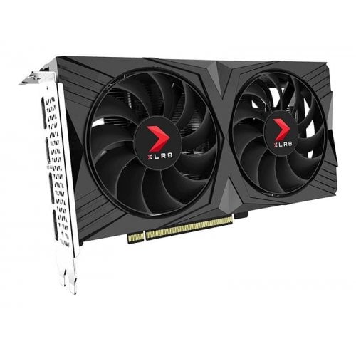 Купить Видеокарта PNY GeForce RTX 4060 XLR8 Gaming VERTO Dual Fan OC 8192MB (VCG40608DFXPB1-O) с проверкой совместимости: обзор, характеристики, цена в Киеве, Днепре, Одессе, Харькове, Украине | интернет-магазин TELEMART.UA фото