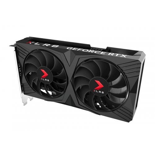 Купить Видеокарта PNY GeForce RTX 4060 XLR8 Gaming VERTO Dual Fan OC 8192MB (VCG40608DFXPB1-O) с проверкой совместимости: обзор, характеристики, цена в Киеве, Днепре, Одессе, Харькове, Украине | интернет-магазин TELEMART.UA фото