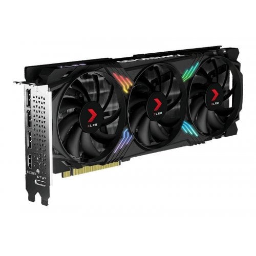 Купить Видеокарта PNY GeForce RTX 4070 SUPER XLR8 Gaming VERTO EPIC-X RGB Triple Fan OC 12288MB (VCG4070S12TFXXPB1-O) с проверкой совместимости: обзор, характеристики, цена в Киеве, Днепре, Одессе, Харькове, Украине | интернет-магазин TELEMART.UA фото