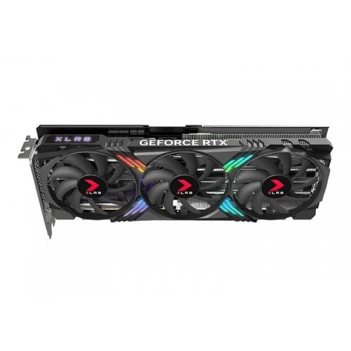 Купить Видеокарта PNY GeForce RTX 4070 SUPER XLR8 Gaming VERTO EPIC-X RGB Triple Fan OC 12288MB (VCG4070S12TFXXPB1-O) с проверкой совместимости: обзор, характеристики, цена в Киеве, Днепре, Одессе, Харькове, Украине | интернет-магазин TELEMART.UA фото