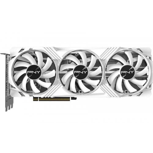 Відеокарта PNY GeForce RTX 4070 Ti SUPER VERTO Triple Fan OC White 16384MB (VCG4070TS16TFWXPB1-O) купити з перевіркою сумісності: огляд, характеристики, ціна у Києві, Львові, Вінниці, Хмельницькому, Івано-Франківську, Україні | інтернет-магазин TELEMART.UA фото