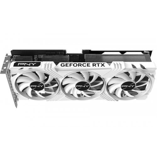 Відеокарта PNY GeForce RTX 4070 Ti SUPER VERTO Triple Fan OC White 16384MB (VCG4070TS16TFWXPB1-O) купити з перевіркою сумісності: огляд, характеристики, ціна у Києві, Львові, Вінниці, Хмельницькому, Івано-Франківську, Україні | інтернет-магазин TELEMART.UA фото