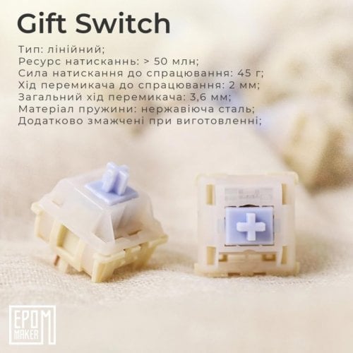 Купити Клавіатура EPOMAKER AK820 Pro RGB Mechanical Gift Switch Hot-Swap (AK820-PRO-B-G) Black - ціна в Києві, Львові, Вінниці, Хмельницькому, Франківську, Україні | інтернет-магазин TELEMART.UA фото