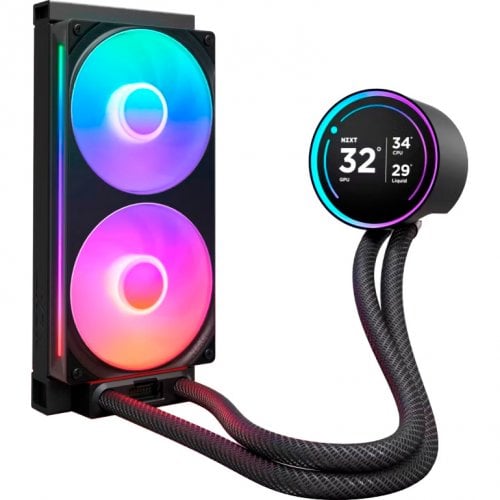 Купить Готовая СВО NZXT Kraken Elite 240 RGB (RL-KR24E-B2) Black с проверкой совместимости: обзор, характеристики, цена в Киеве, Днепре, Одессе, Харькове, Украине | интернет-магазин TELEMART.UA фото