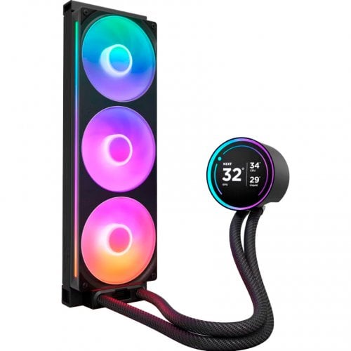 Купить Готовая СВО NZXT Kraken Elite 360 RGB (RL-KR36E-B2) Black с проверкой совместимости: обзор, характеристики, цена в Киеве, Днепре, Одессе, Харькове, Украине | интернет-магазин TELEMART.UA фото