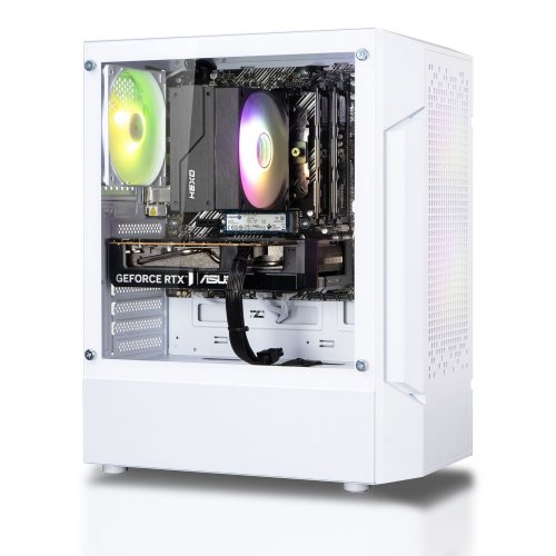 Купить Компьютер HEXO Gaming RTX4060 Pro+ (HGP-5600N4060-32S1TWHSH) White/Shadow - цена в Харькове, Киеве, Днепре, Одессе
в интернет-магазине Telemart фото
