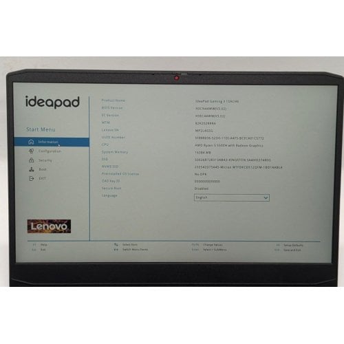 Купити Ноутбук Lenovo IdeaPad Gaming 3 15ACH6 (82K2028RRA) Shadow Black (Відновлено продавцем, 699119) - ціна в Києві, Львові, Вінниці, Хмельницькому, Франківську, Україні | інтернет-магазин TELEMART.UA фото