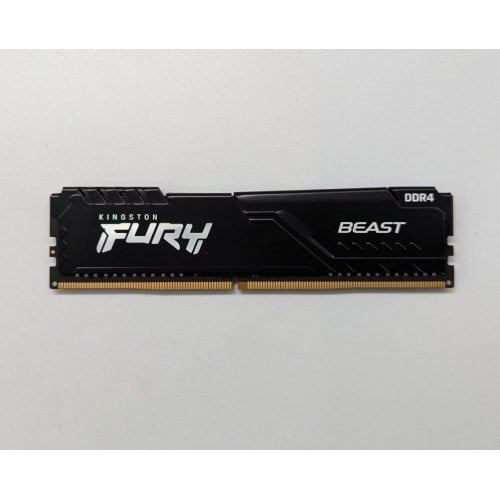 Купить Озу Kingston DDR4 8GB 3200Mhz FURY Beast Black (KF432C16BB/8) (Восстановлено продавцом, 699412) с проверкой совместимости: обзор, характеристики, цена в Киеве, Днепре, Одессе, Харькове, Украине | интернет-магазин TELEMART.UA фото